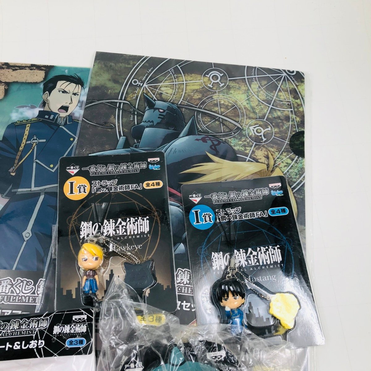 新品未開封 一番くじ 鋼の錬金術師 FULLMETAL ALCHEMIST クリアファイル ストラップ シャオメイ ぬいぐるみ まとめ セットの画像3