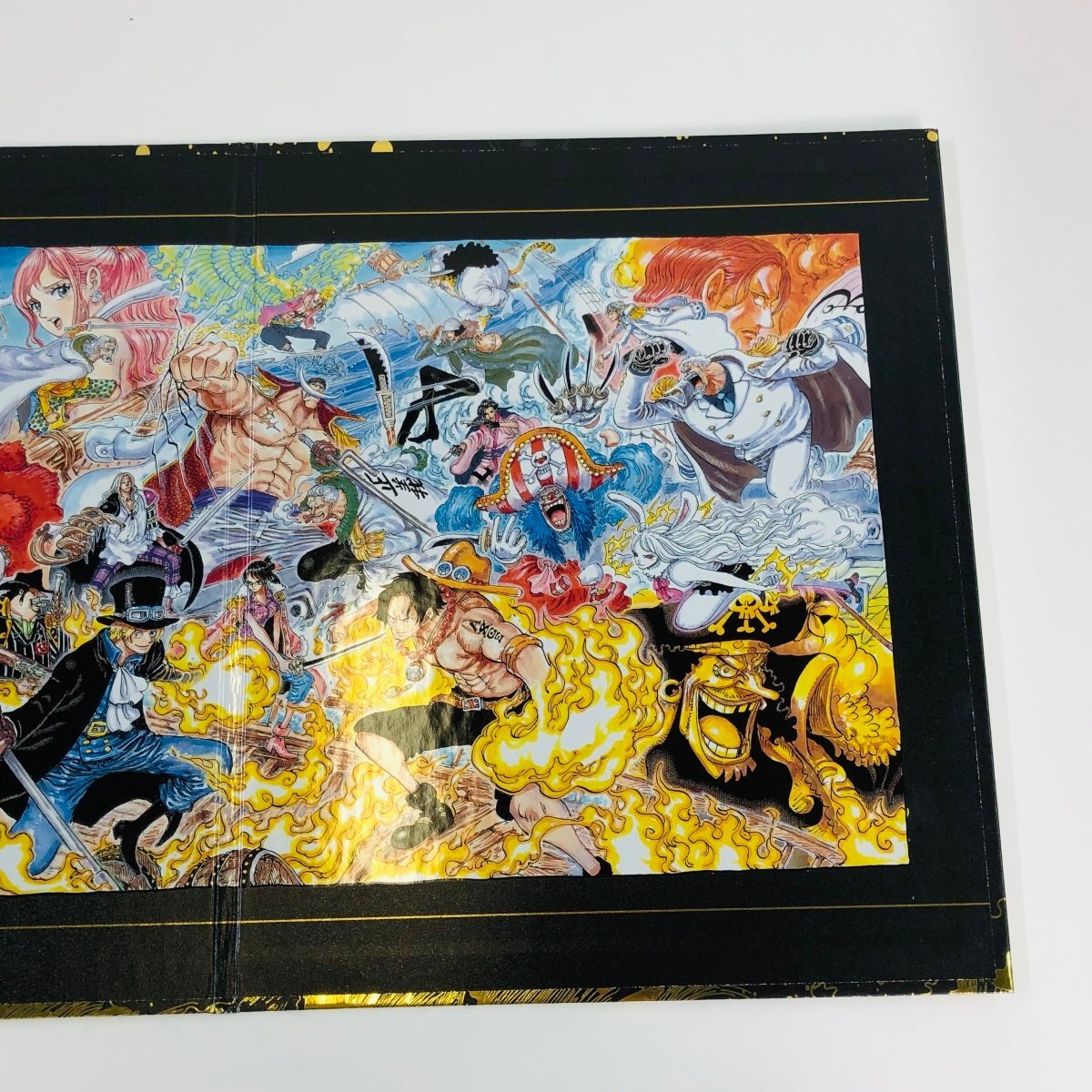 中古品 一番くじ ワンピース 大海賊百景 ラストワン賞 見開きビジュアルボード WT100記念 尾田栄一郎描きおろし ラストワンver.の画像3