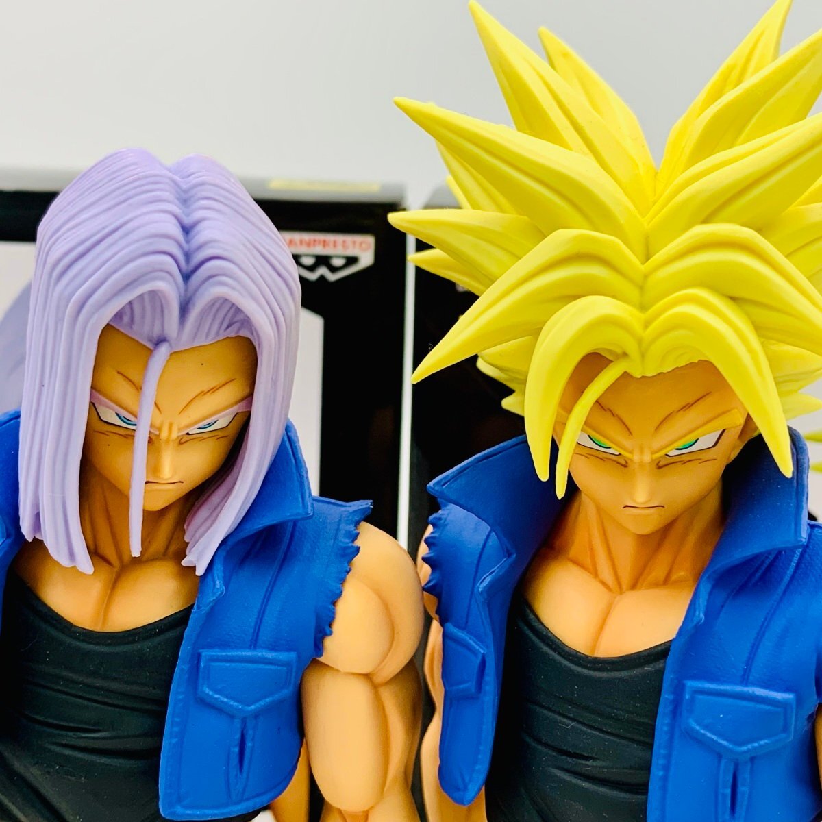 中古品 SOLID EDGE WORKS THE 出陣 11 ドラゴンボールZ トランクス 超サイヤ人トランクス 2種セット_画像1