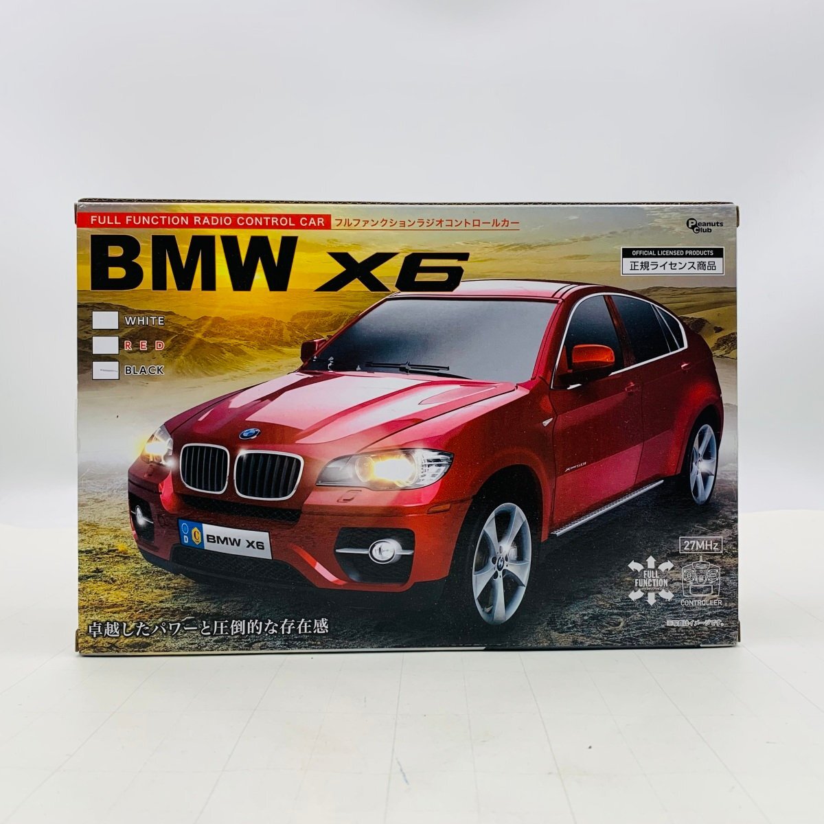 新品未開封 フルファンクションラジオコントロールカー BMW X6 ブラック ラジコンの画像2