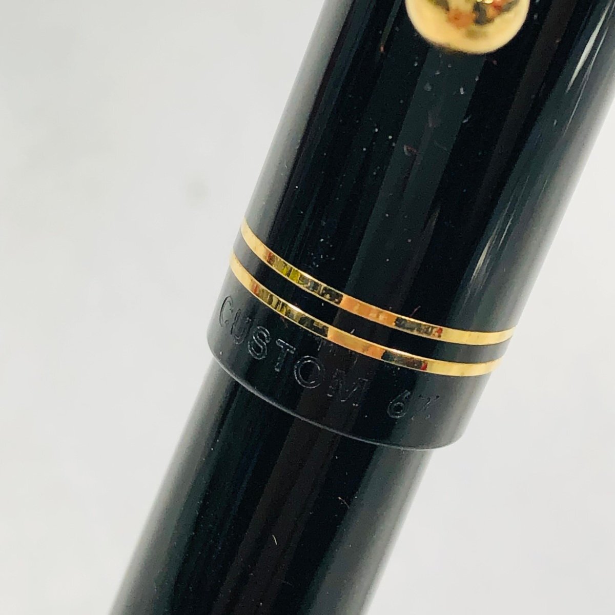 ジャンク PILOT パイロット 万年筆 CUSTOM 67 ペン先 14K-585 ブラック_画像5