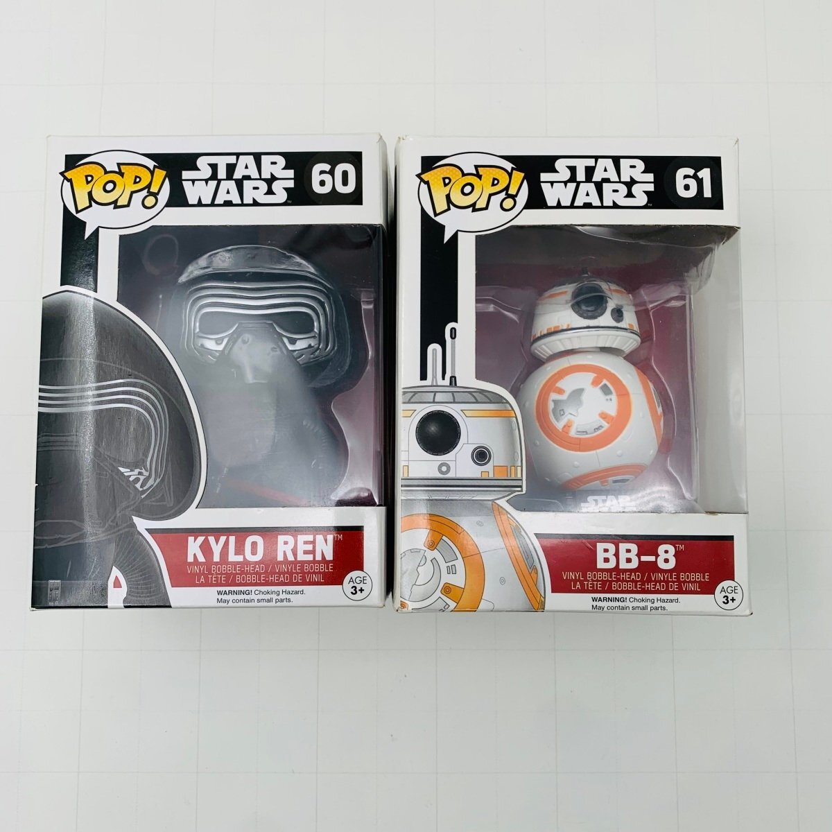 中古品 ファンコ FUNKO POP スター ウォーズ STAR WARS 60 61 カイロ レン BB-8 セットの画像5