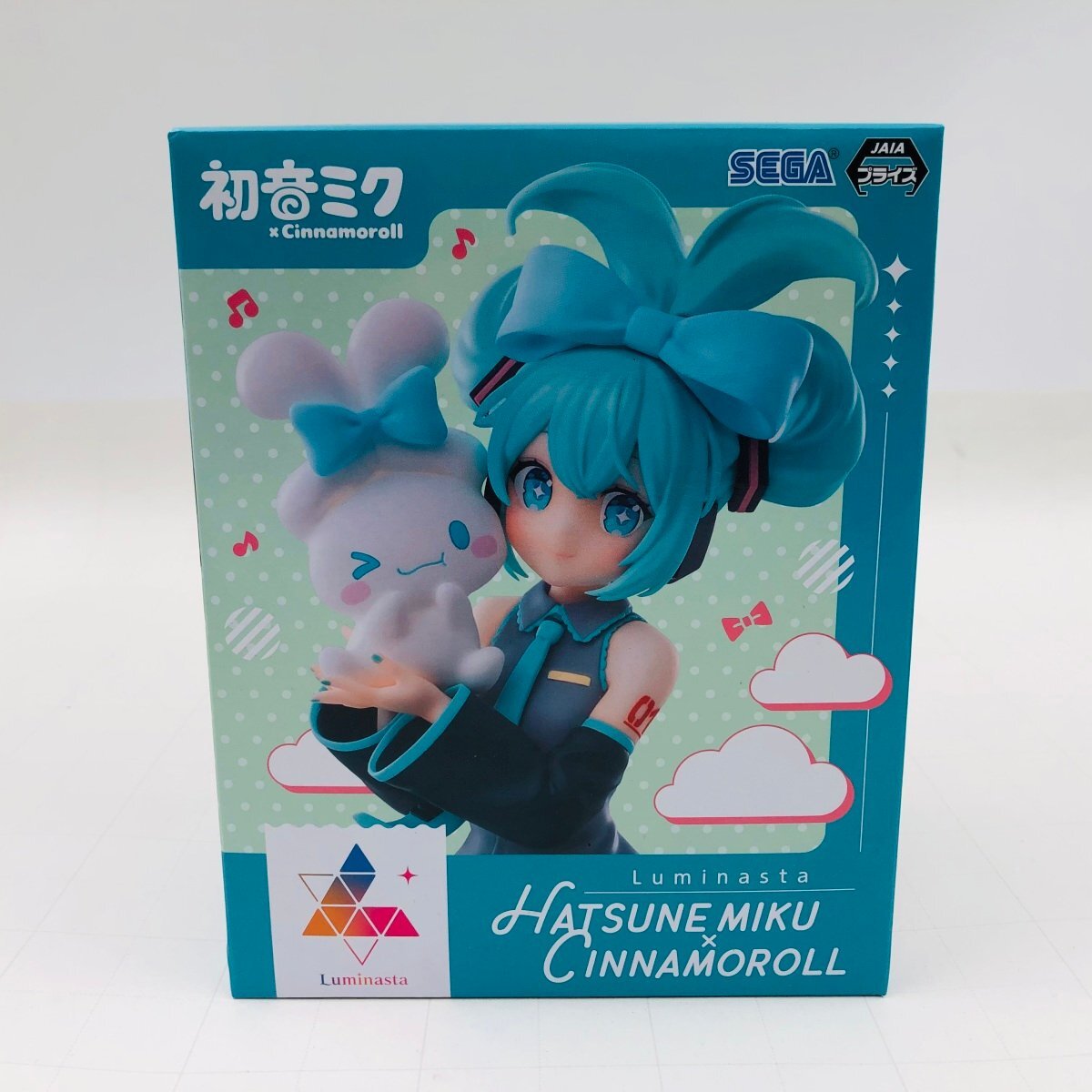 新品未開封 セガ Luminasta 初音ミク×シナモンロール_画像1