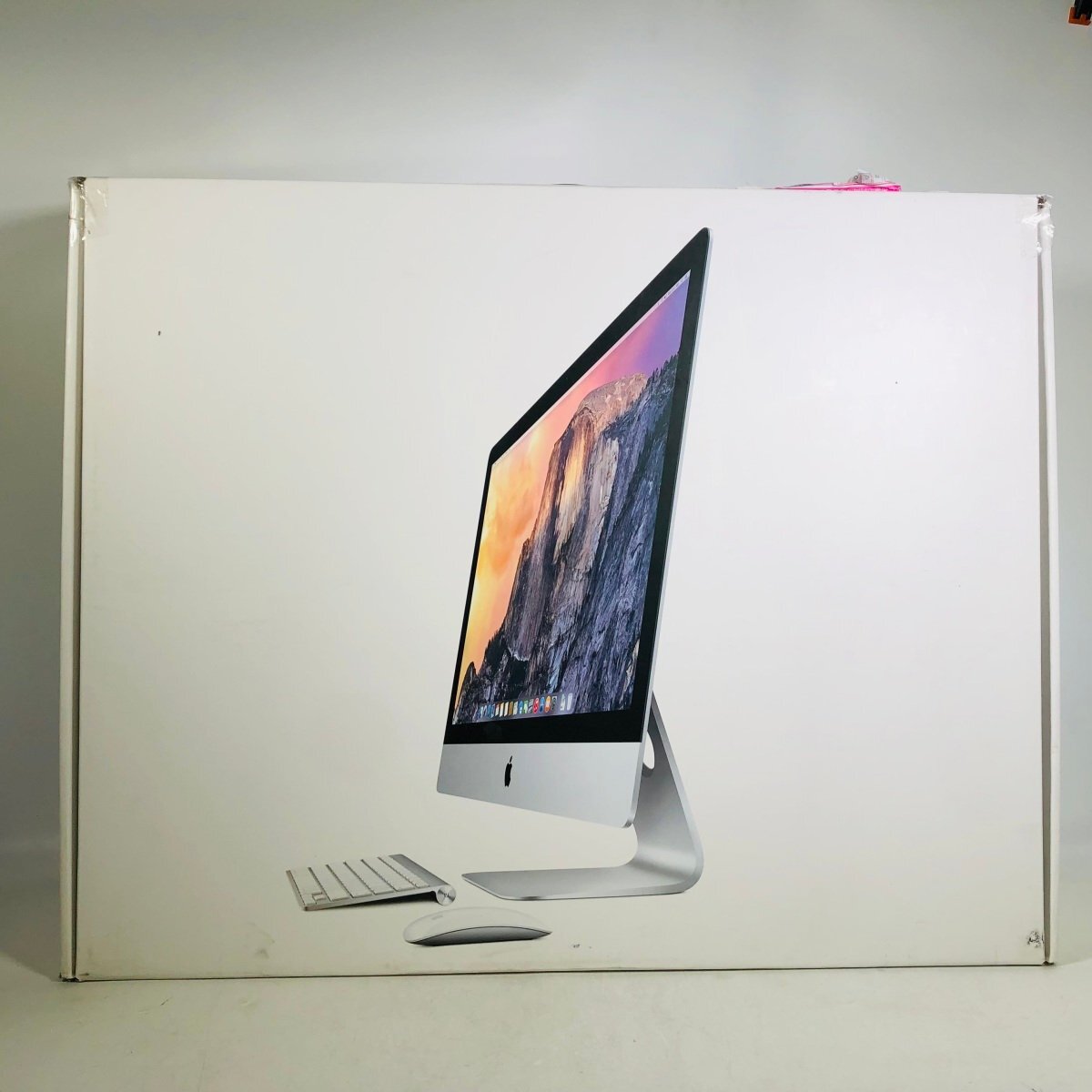 ジャンク iMac Retina 5K 27インチ (Late 2014) Core i7 4GHz/32GB/SSD 512GB MF886J/A_画像10