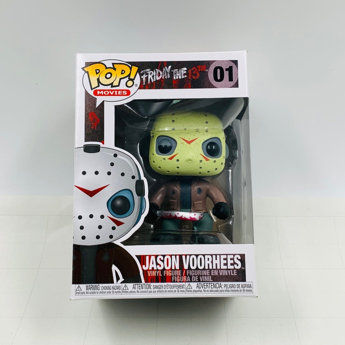 新品未開封 FUNKO ファンコ POP MOVIES 01 FRIDAY THE 13TH 13日の金曜日 JASON VOORHEES ジェイソン・ボーヒーズの画像1