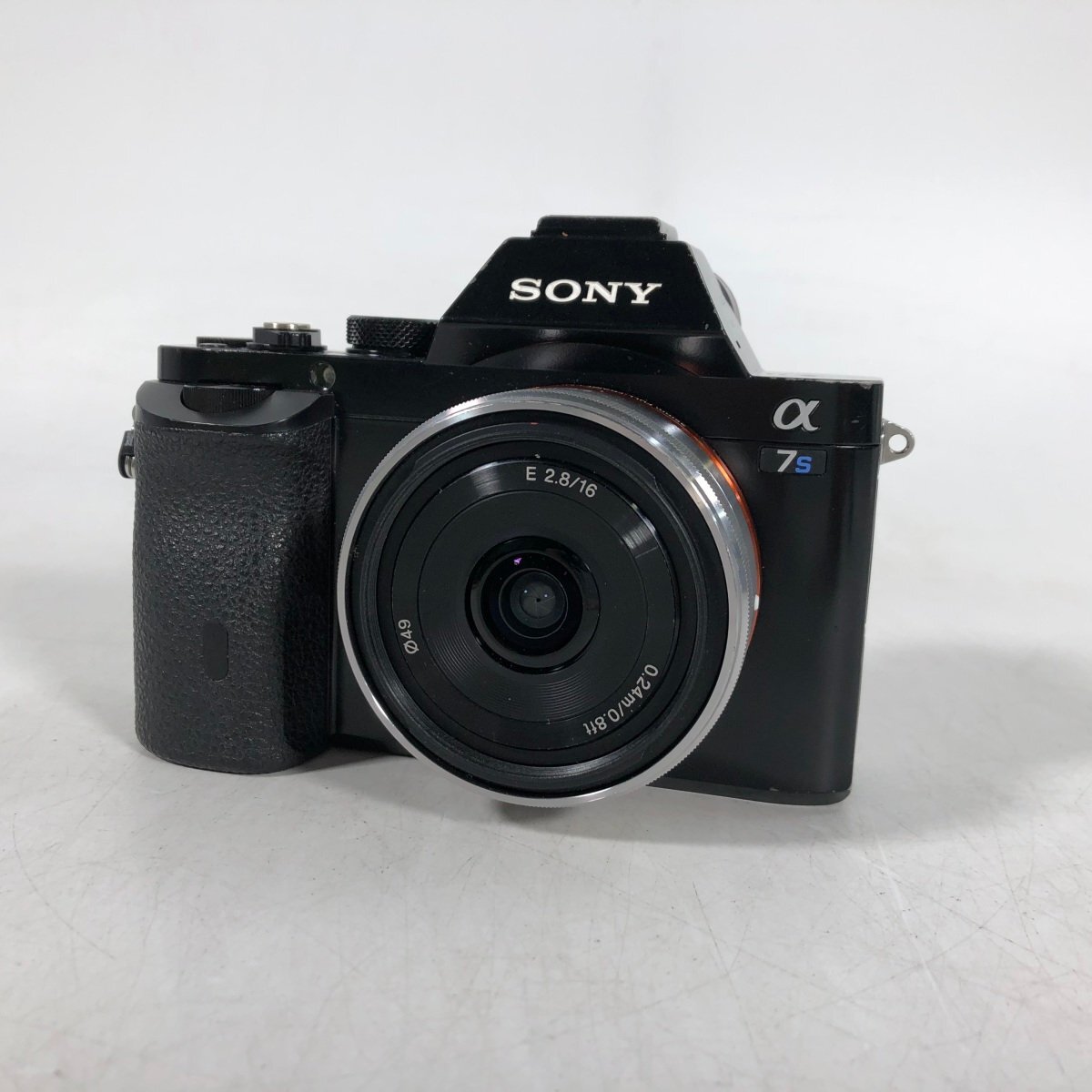 現状品 SONY ILCE-7S α7s ボディ ミラーレス 一眼 デジタルカメラ レンズ付きの画像1