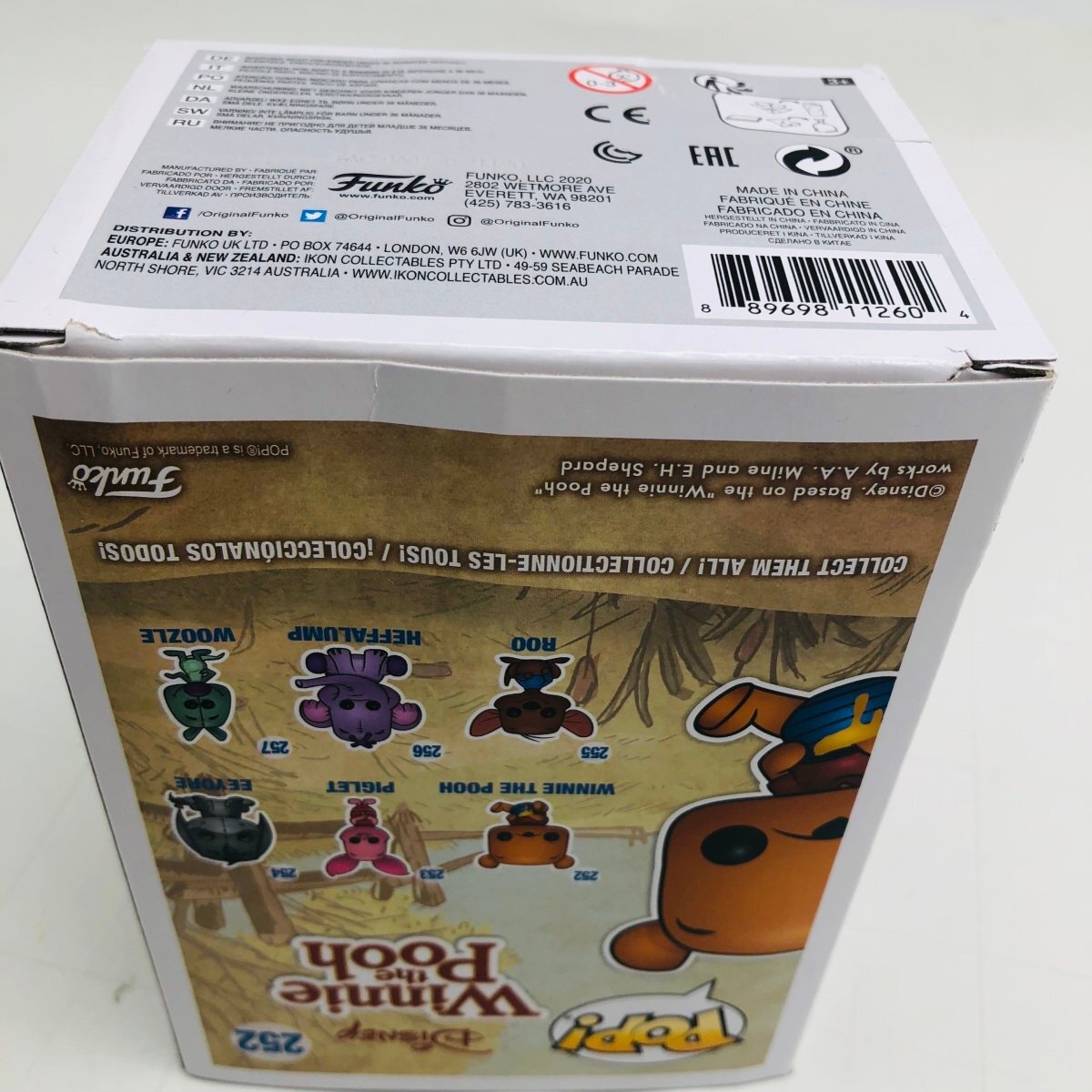 新品未開封 ファンコ ポップ くまのプー 252 プーさん Funko POP Disney Winnie the Pooh_画像7