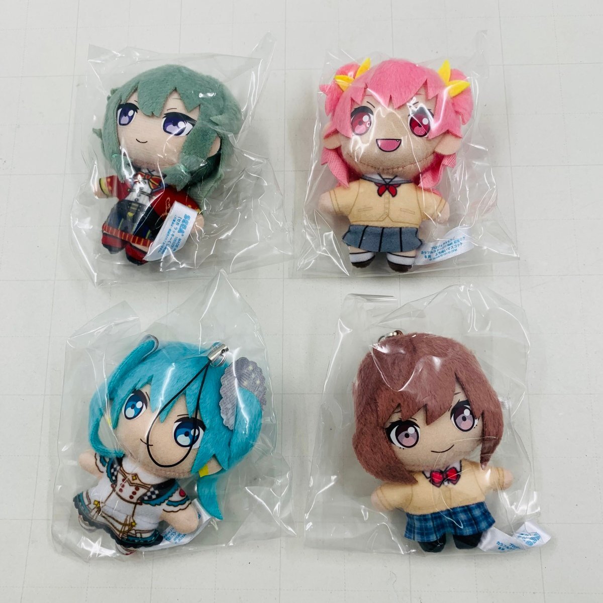 新古品 セガラッキーくじ プロジェクトセカイ カラフルステージ！ feat. 初音ミク B賞 ぷちぬいマスコット 10種セット_画像2