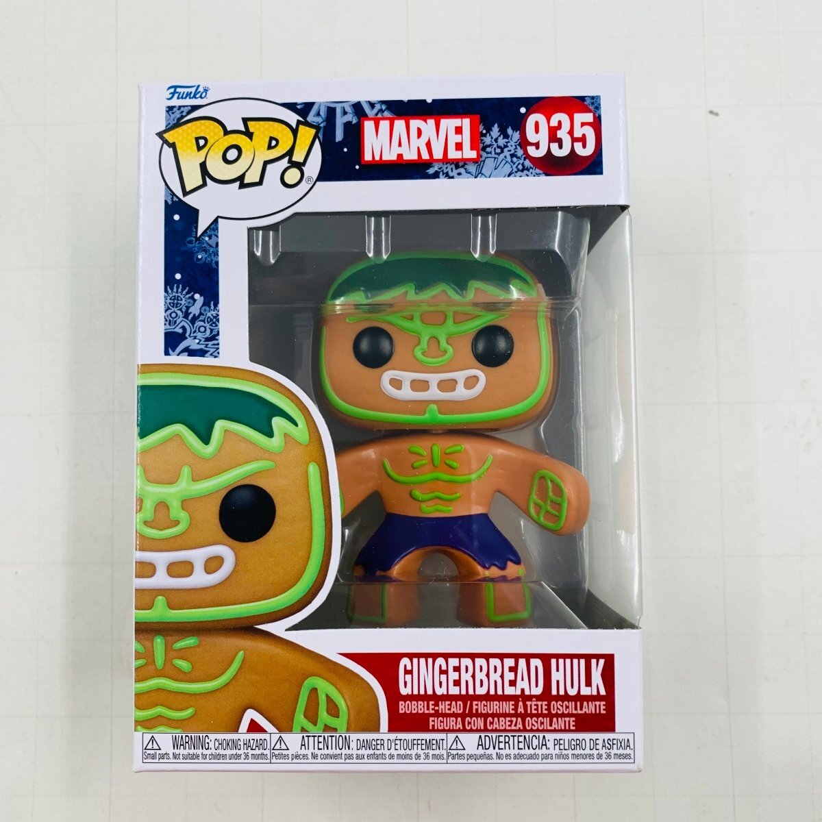 新品未開封 ファンコ Funko POP MARVEL マーベル 935 GINGERBREAD HULK ハルクの画像1