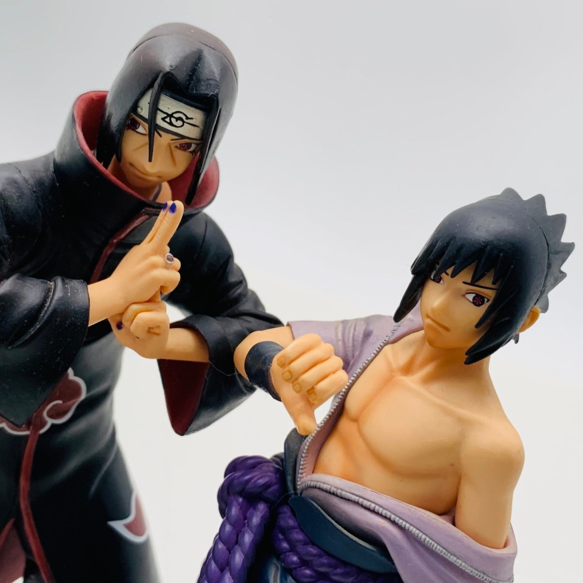 中古品 DXF Shinobi Relations シノビリレーションズ NARUTO 疾風伝 ナルト うちは サスケ イタチ フィギュア 2種セット_画像1