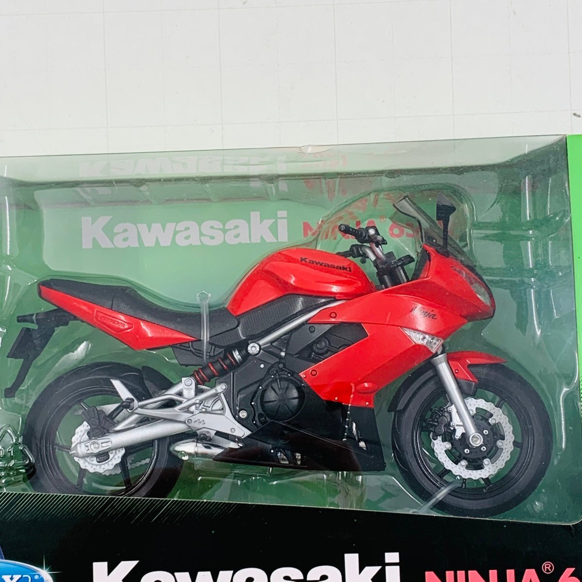 新品未開封 ウィリー WELLY 1/10 カワサキ Kawasaki NINJA 650R レッドの画像2