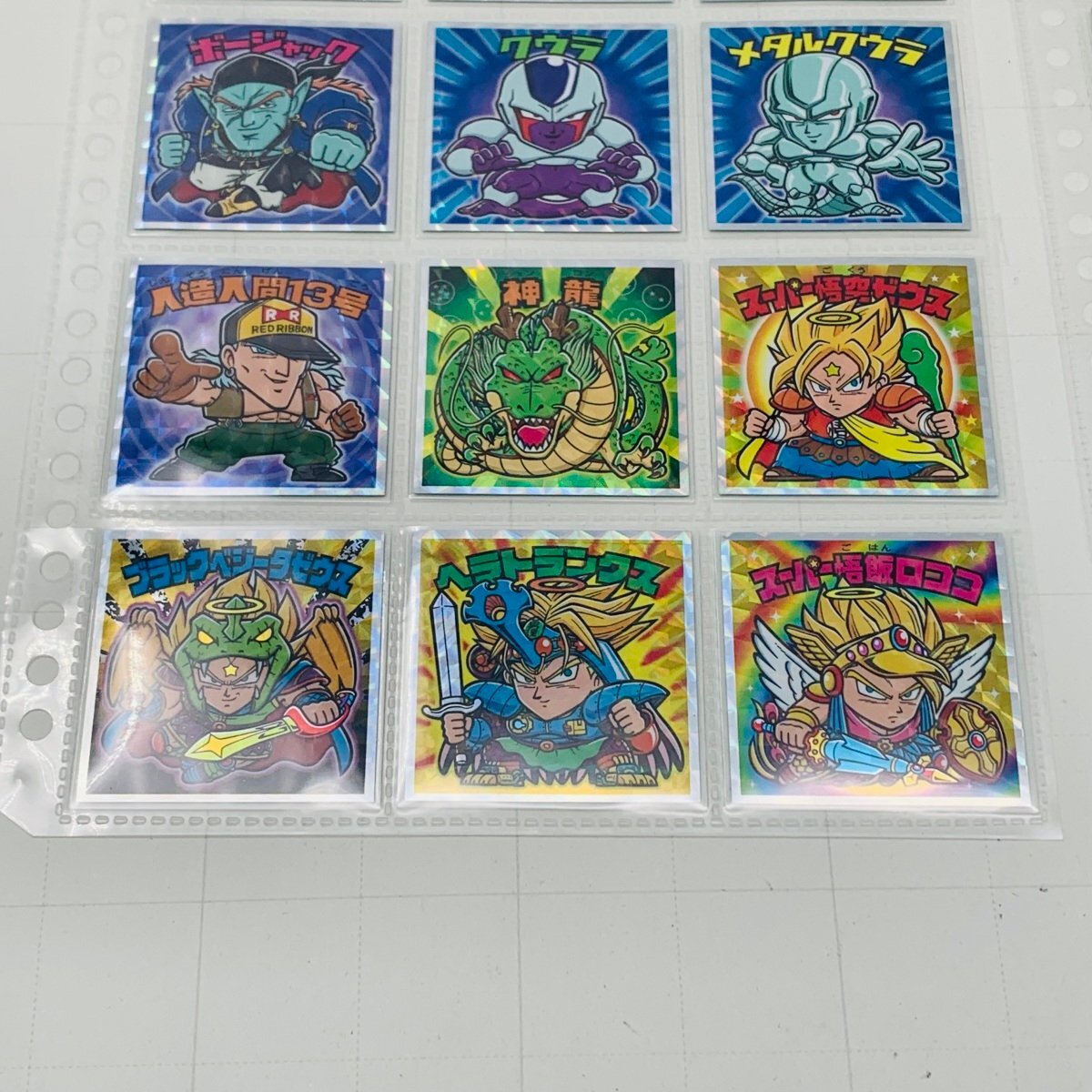 中古品 ドラゴンボール ビックリマン ドラゴンボールマンZ コレクターシール 全24種セットの画像2