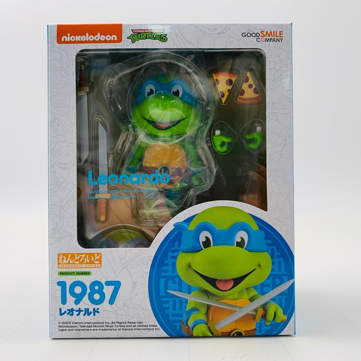 新品未開封 グッドスマイルカンパニー ねんどろいど 1987 ティーンエイジ・ミュータント・ニンジャ・タートルズ レオナルド_画像1