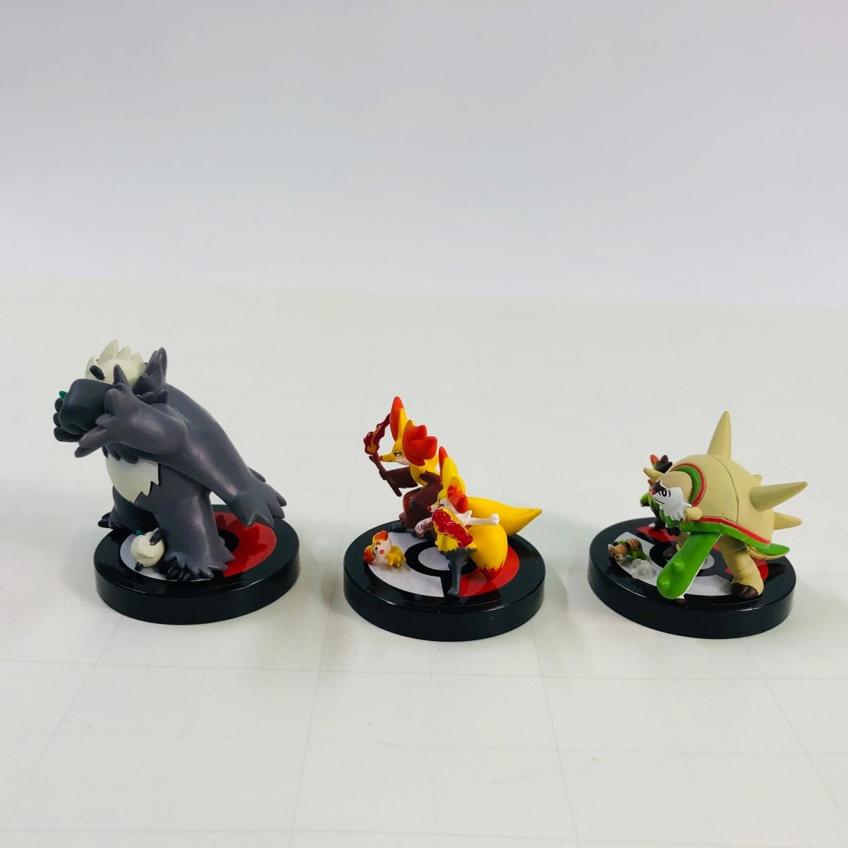 難あり中古品 タカラトミーアーツ 立体ポケモン図鑑XY02 ポケットモンスター ハリマロン進化セット フォッコ進化セット 他 3種セットの画像4