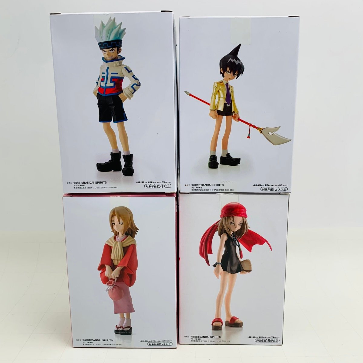 新古品 SHAMAN KING フィギュア 恐山アンナ 恐山アンナ Vol.2 ホロホロ 道蓮 4種セット_画像7