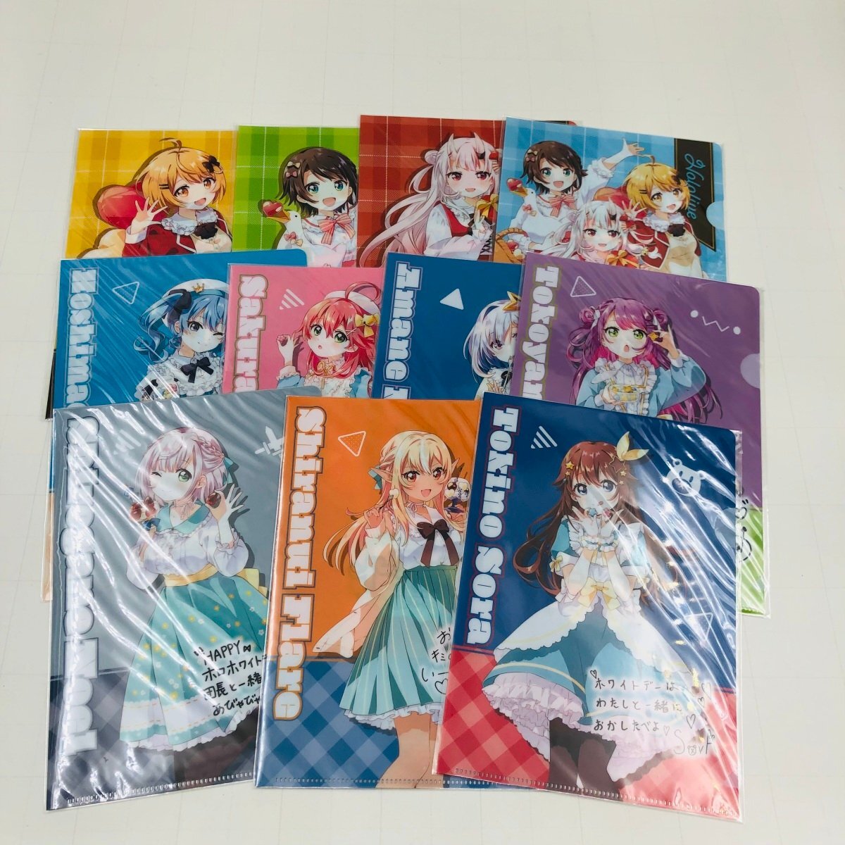 新品未開封 hololive ホロライブ ホロマート Vol.6 Vol.7 A5クリアファイル 11種セットの画像1