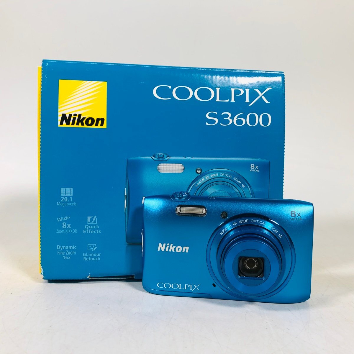 中古 Nikon COOLPIX S3600 コンパクト デジタルカメラ_画像1