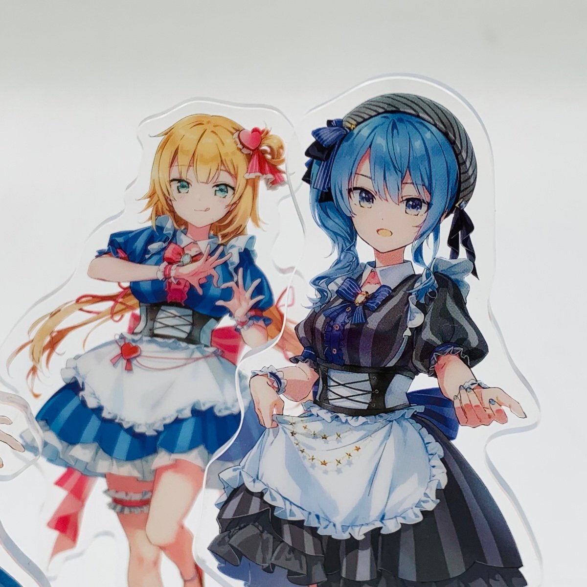 中古品 ホロライブ hololive ホロクッキング アクリルスタンド賞 潤羽るしあ 赤井はあと 夏色まつり 星街すいせい 4種セットの画像3