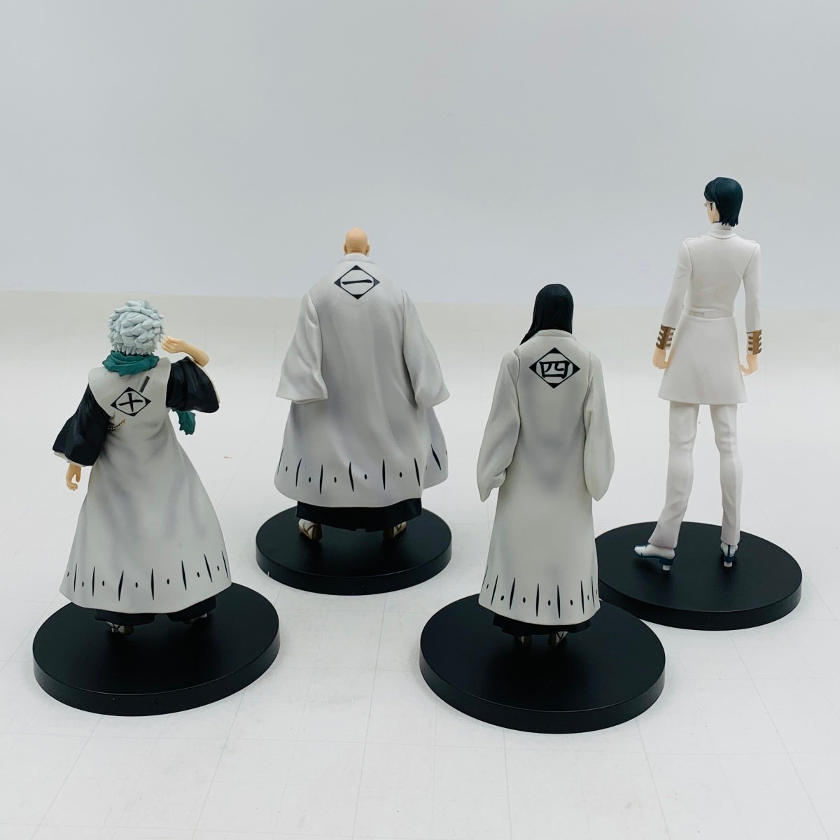 中古品 SOLID AND SOULS BLEACH ブリーチ 石田雨竜 卯ノ花烈 日番谷冬獅郎 山本元柳斎重國 4種セットの画像3