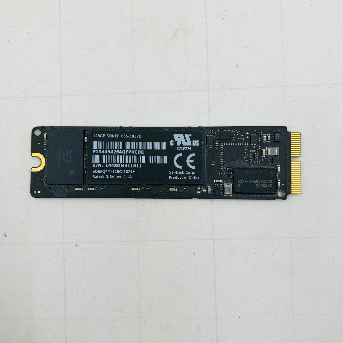  operation verification ending Apple original high speed version PCIe 3.0x4 correspondence APPLE SSD 121GB (MacBook Pro Retina, MacBook Air,Mac Pro) erasure ending 