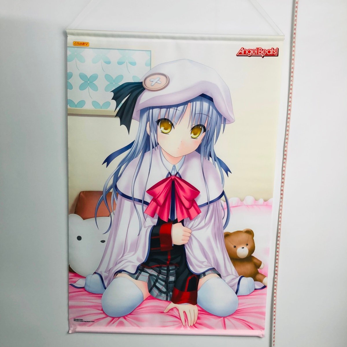 中古品 Key Angel Beats とらのあな特典 天使 かなで クドリャフカ衣装 B2タペストリーの画像2