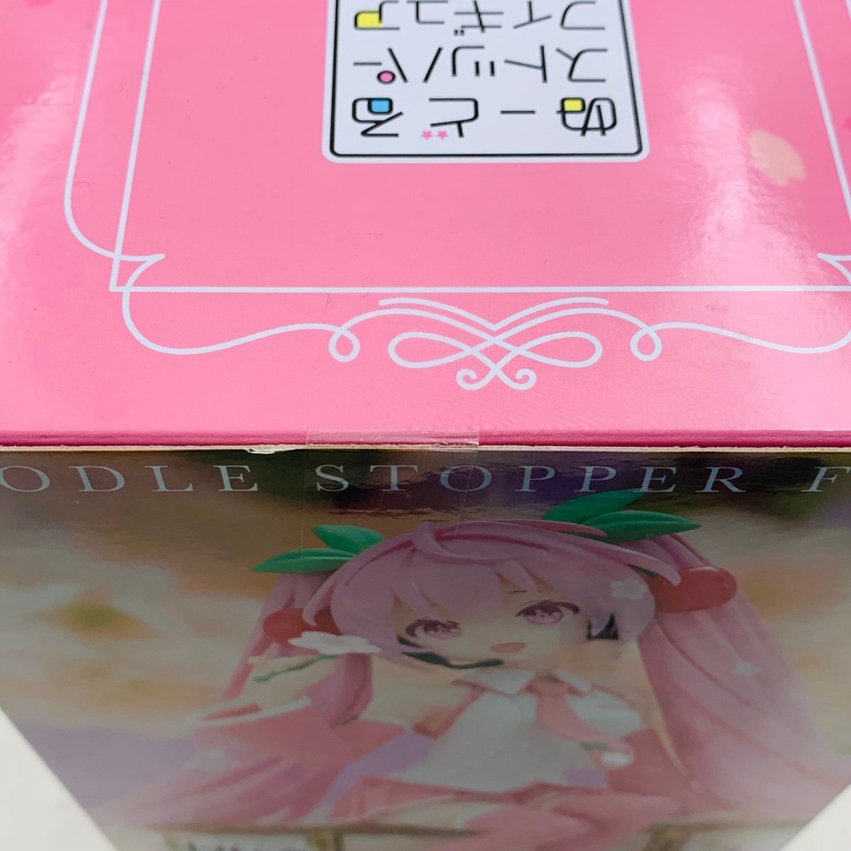 新品未開封 フリュー ぬーどるストッパーフィギュア 初音ミク 桜ミク 2024_画像3