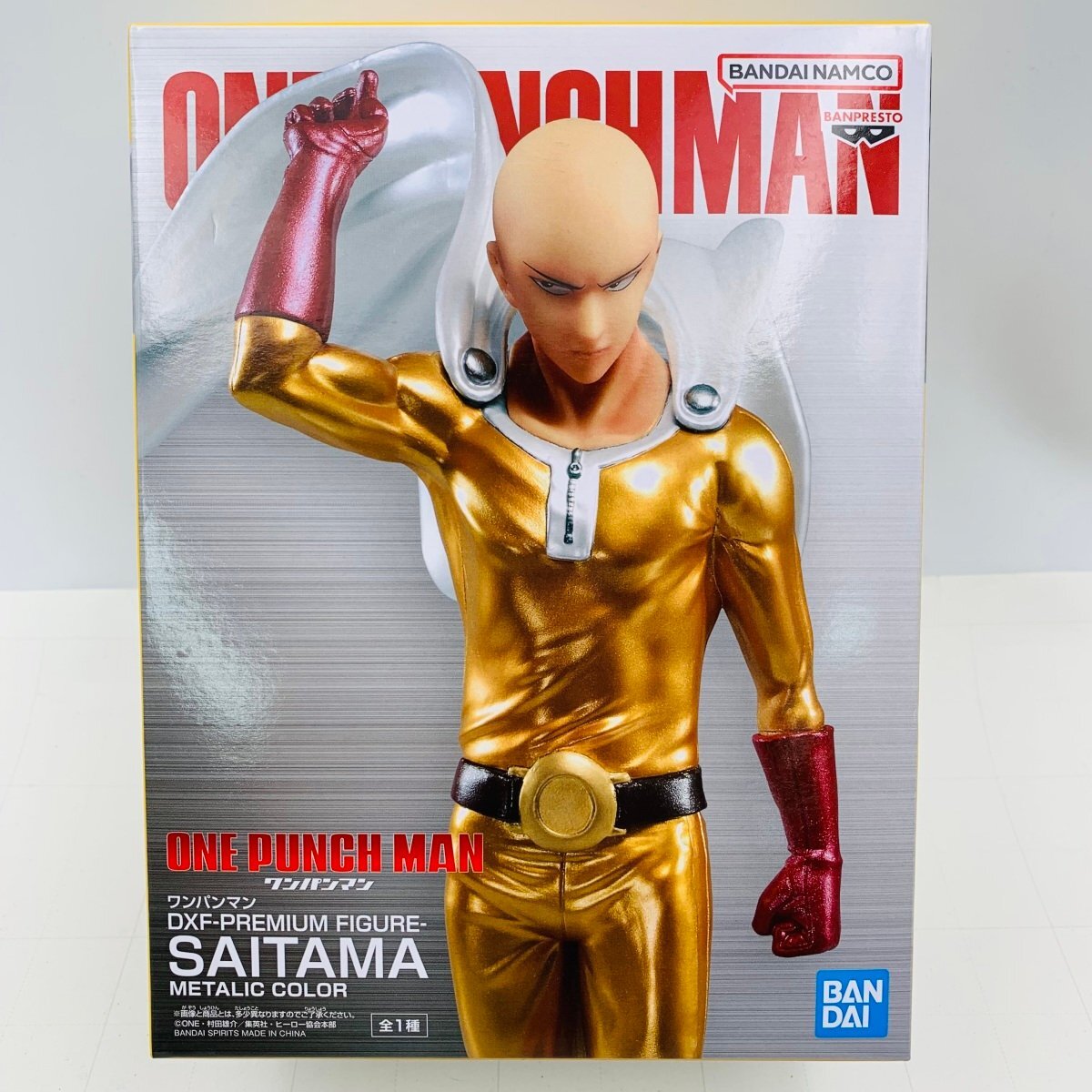 新品未開封 DXF PREMIUM FIGURE ONE PUNCH MAN ワンパンマン サイタマ METALIC COLOR_画像1