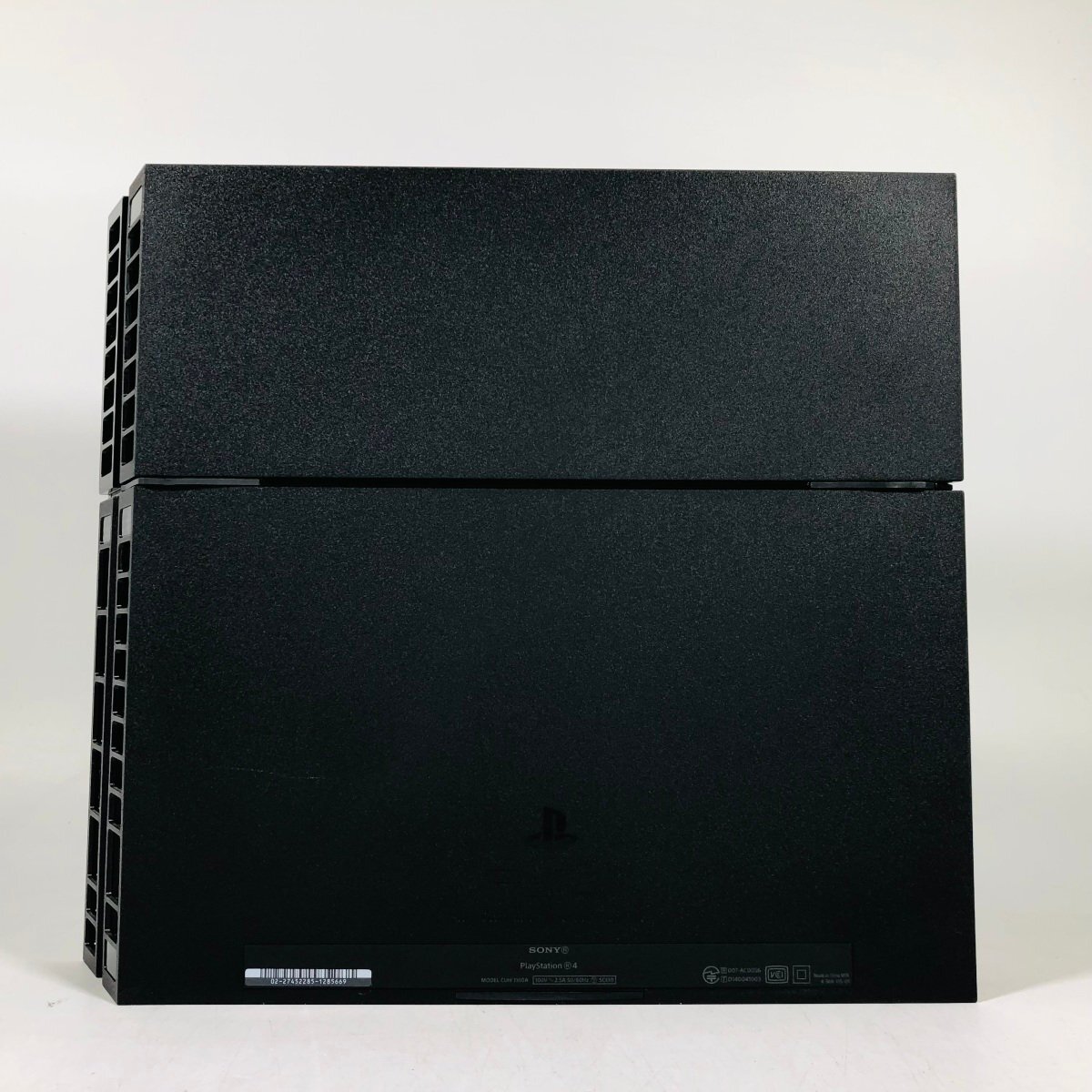 中古難あり PlayStation4 500GB ジェット・ブラック CUH-1100A ケーブル欠品_画像2
