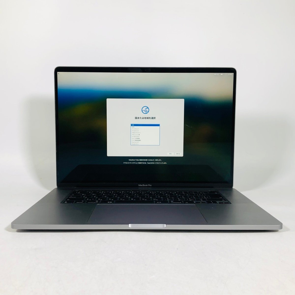 ジャンク MacBook Pro 16インチ Touch Bar＋Touch ID (Late 2019) Core i7 2.6GHz/16GB/SSD 512GB スペースグレイ MVVJ2J/Aの画像1