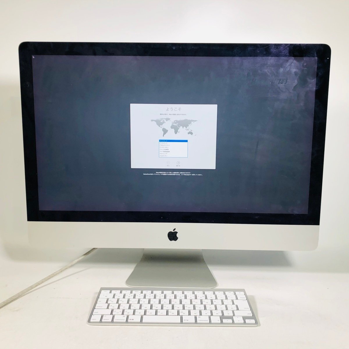 ジャンク iMac Retina 5K 27インチ (Late 2015) Core i5 3.2GHz/8GB/1TB MK462J/A_画像1