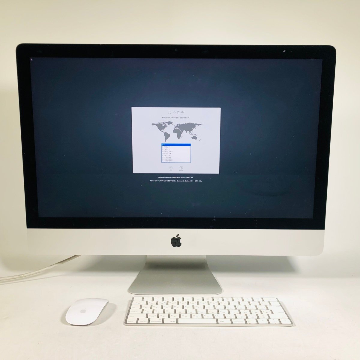 ジャンク iMac Retina 5K 27インチ (Late 2015) Core i5 3.3GHz/16GB/FD 3.12TB MK482J/A_画像1