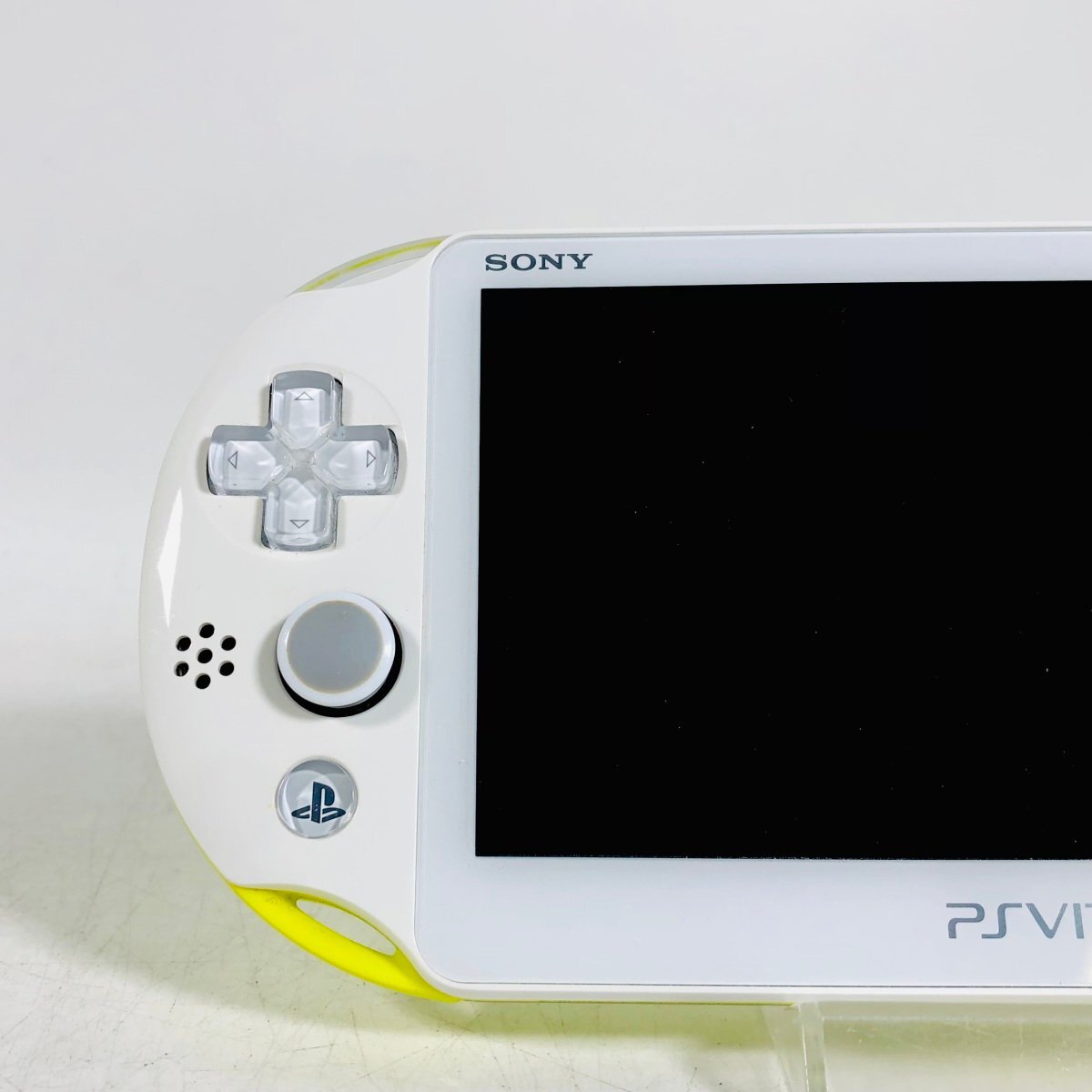 中古 PlayStation Vita Wi‐Fiモデル ライムグリーン ホワイト PCH-2000の画像2