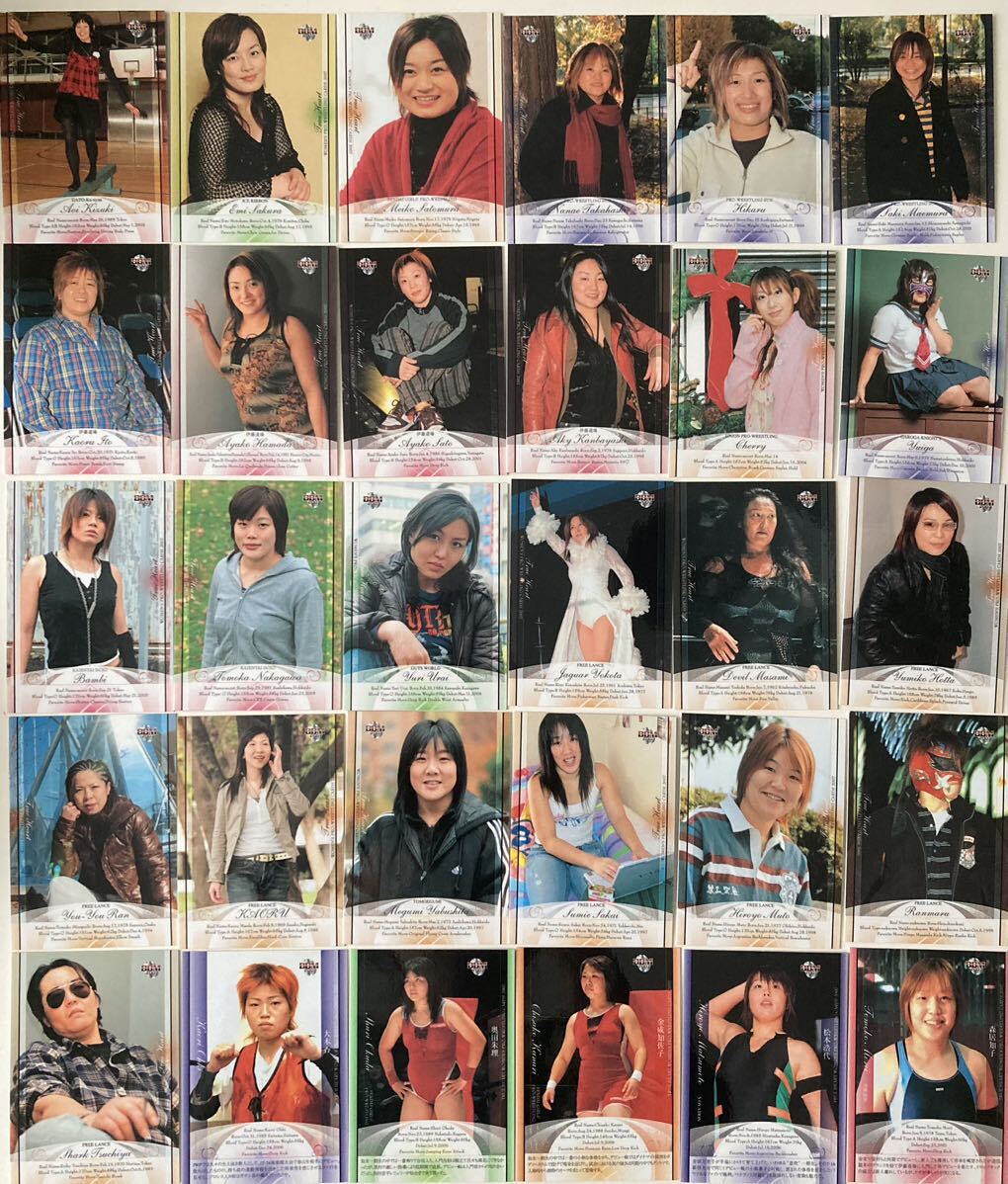 BBM 2007 TRUE Heart 女子プロレス トレーディングカード レギュラー71枚 SP3枚の画像6