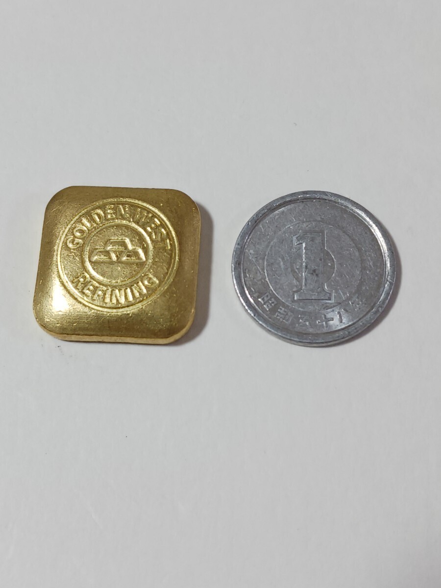 オーストラリア 硬貨 古銭 ゴールデンウェスト インゴッド 記念幣 メタル 重量:約11.5g_画像3