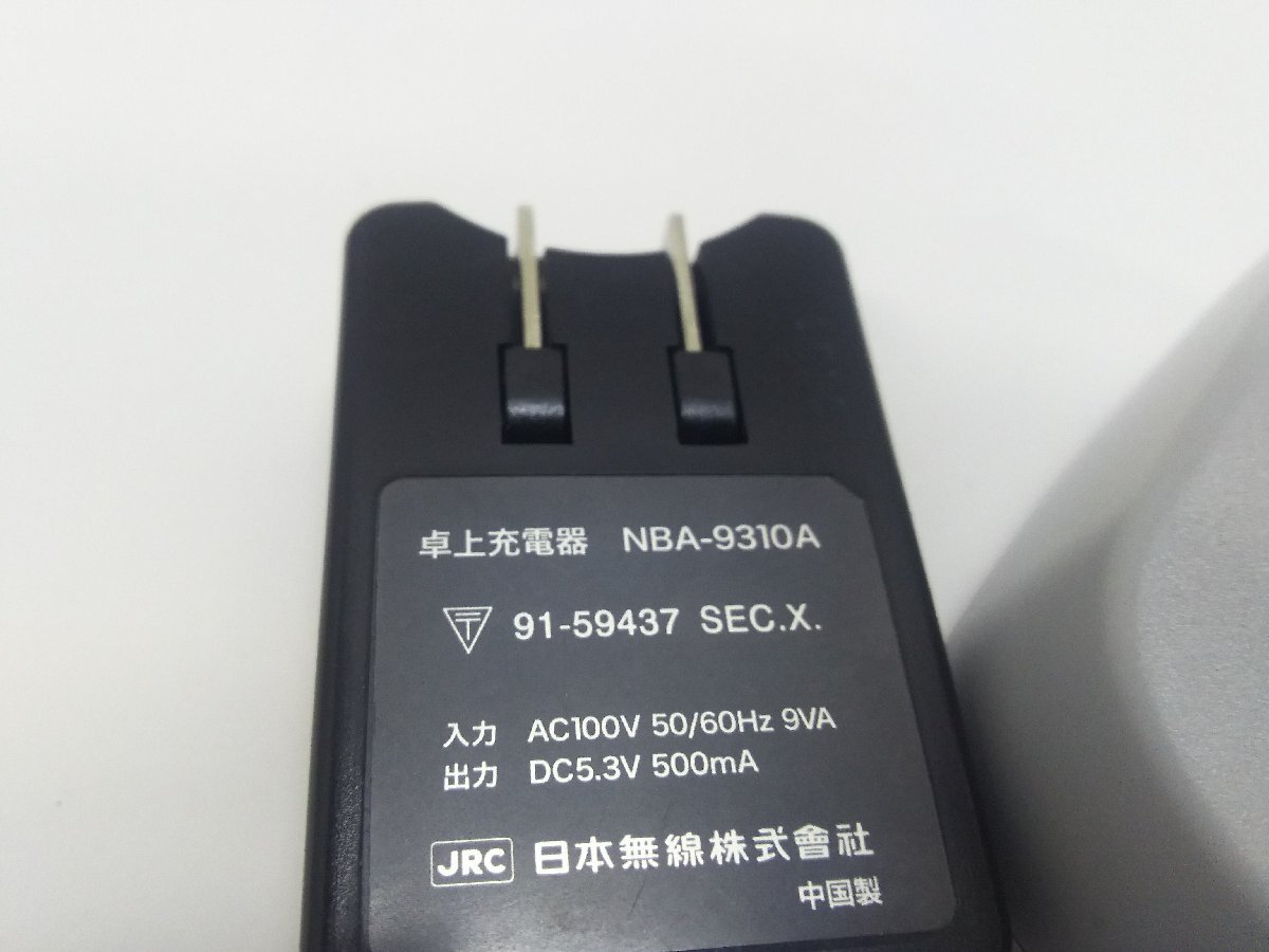 中古 卓上充電器 日本無線(WILLCOM)【NBA-9310A】動作品(6)_画像2