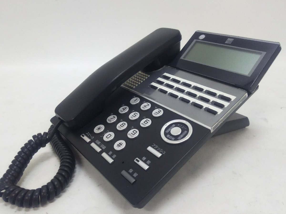 中古 ビジネスホン 電話機 PLATIAⅡ【saxa（サクサ） TD810(K)】動作品(9)_画像1