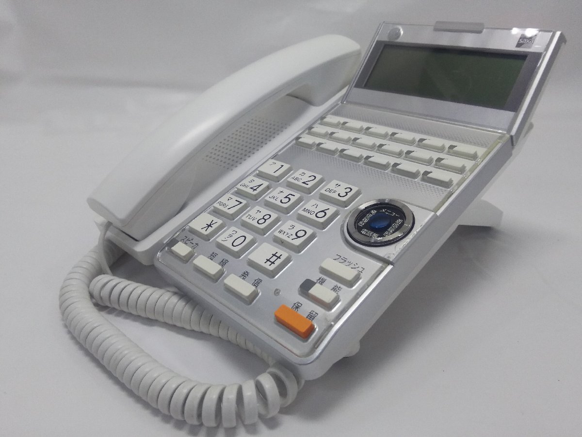 中古 ビジネスホン 電話機 【saxa（サクサ） TD615(W)】動作品(2)の画像1