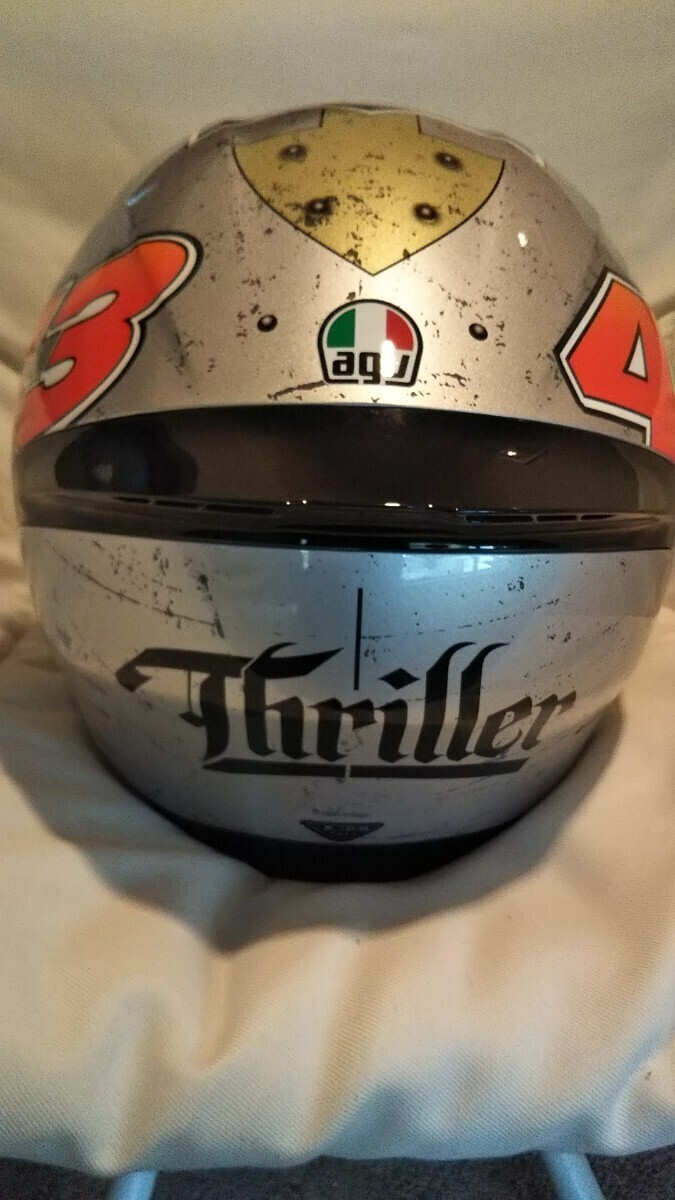 AGV K1 限定生産品 Miller Phillip Island Mサイズ アジアンフィット試着のみ美品 純正スモークシールド 付き （アライ SHOEI レプリカ）の画像3