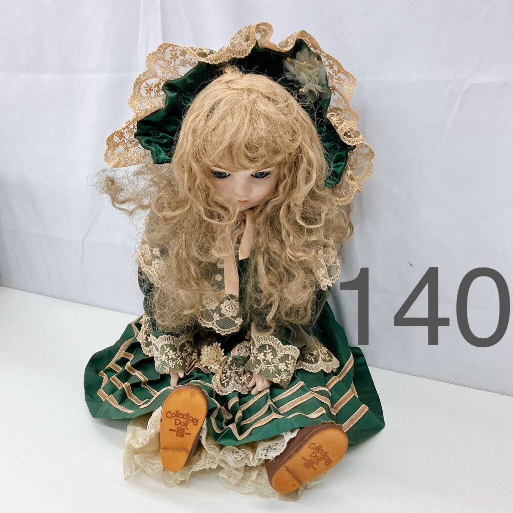 4AC064 ビスクドール 刻印ありCollectors Doll CD-132 全高約52cm(素人採寸)コレクターズドール 人形 ドール アンティーク レトロ 女の子の画像1