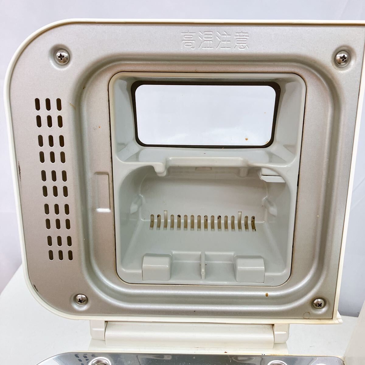 3AC122 Panasonic パナソニック ライスブレッドクッカー ホワイトSD-RBM1000 調理器具 中古 現状品 通電OK 動作未確認の画像6