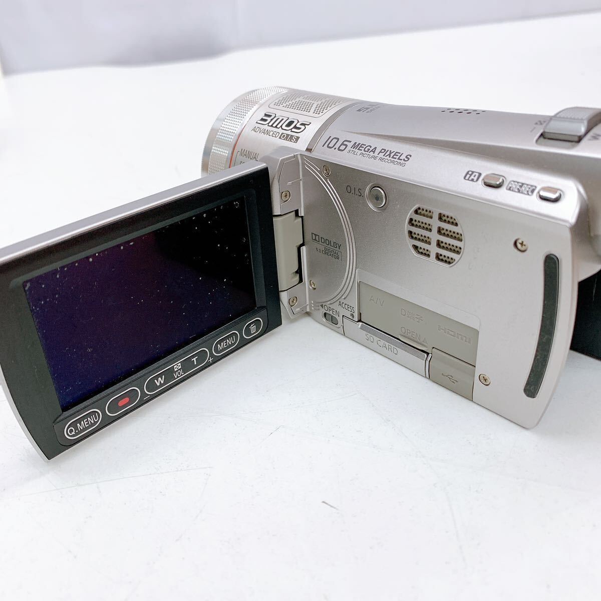 4AA030 Panasonic パナソニック デジタルハイビジョンビデオカメラ HDC-TM300 中古 現状品 動作未確認の画像4
