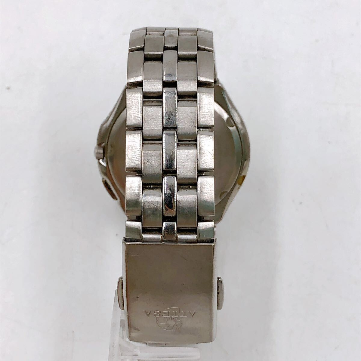 4AA047 CITIZEN attesa Eco-Drive GN-4W-S 文字盤 白 シチズンエコ・ドライブ アテッサ 動作品 中古 現状品の画像9