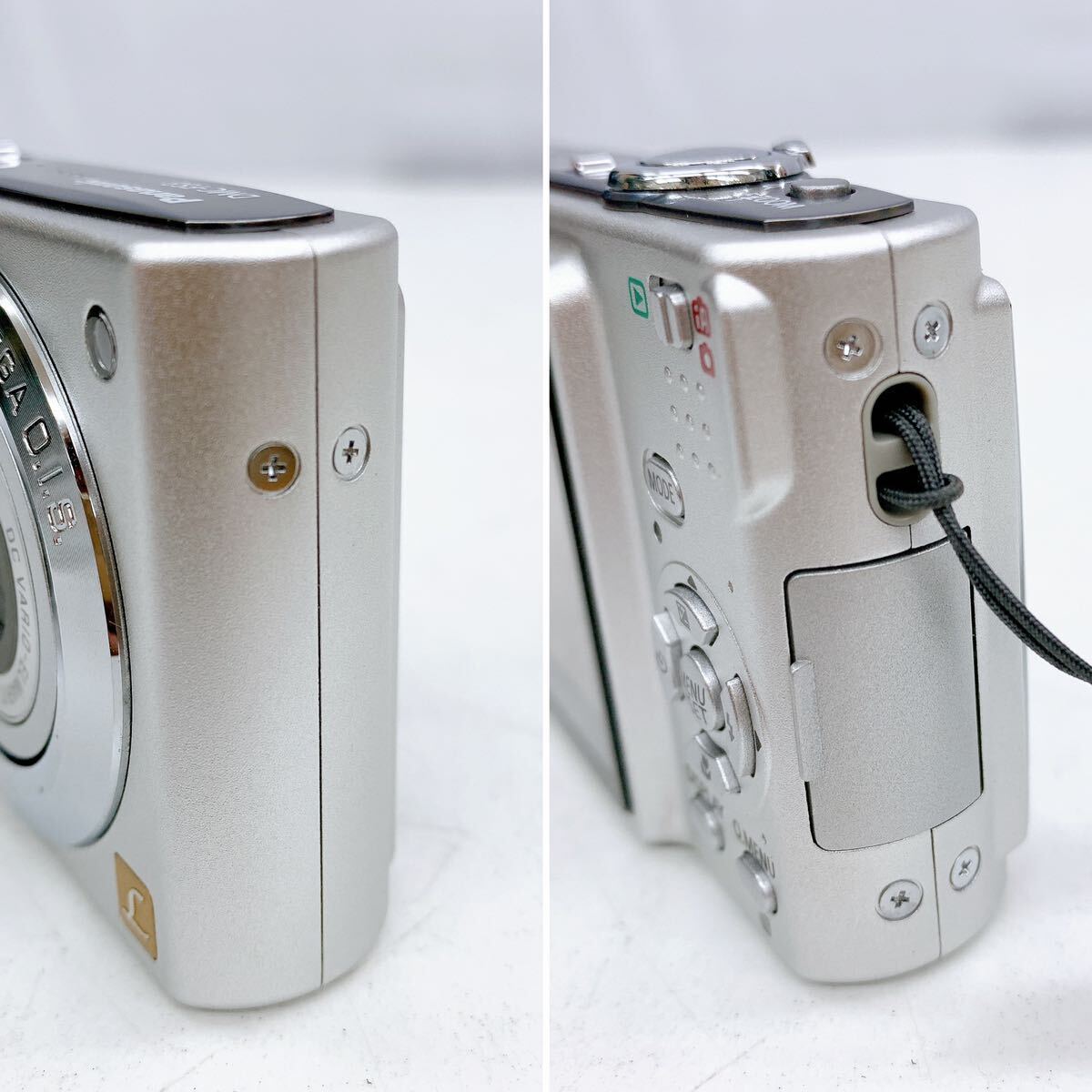 4AD070 Panasonic DMC-FS3 LUMIX パナソニック デジカメ デジタルカメラ 本箱付き 現状品 通電ok 動作未確認_画像5
