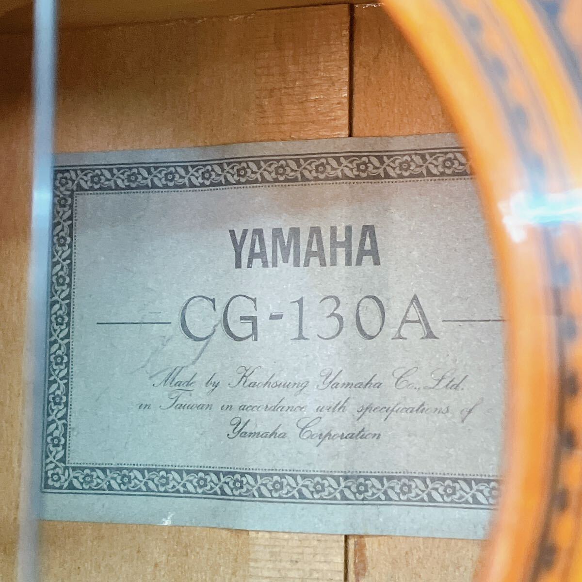 4AD084 YAMAHA アコギ CG-130 A アコースティックギター ヤマハ フォークギター 中古 現状品の画像8