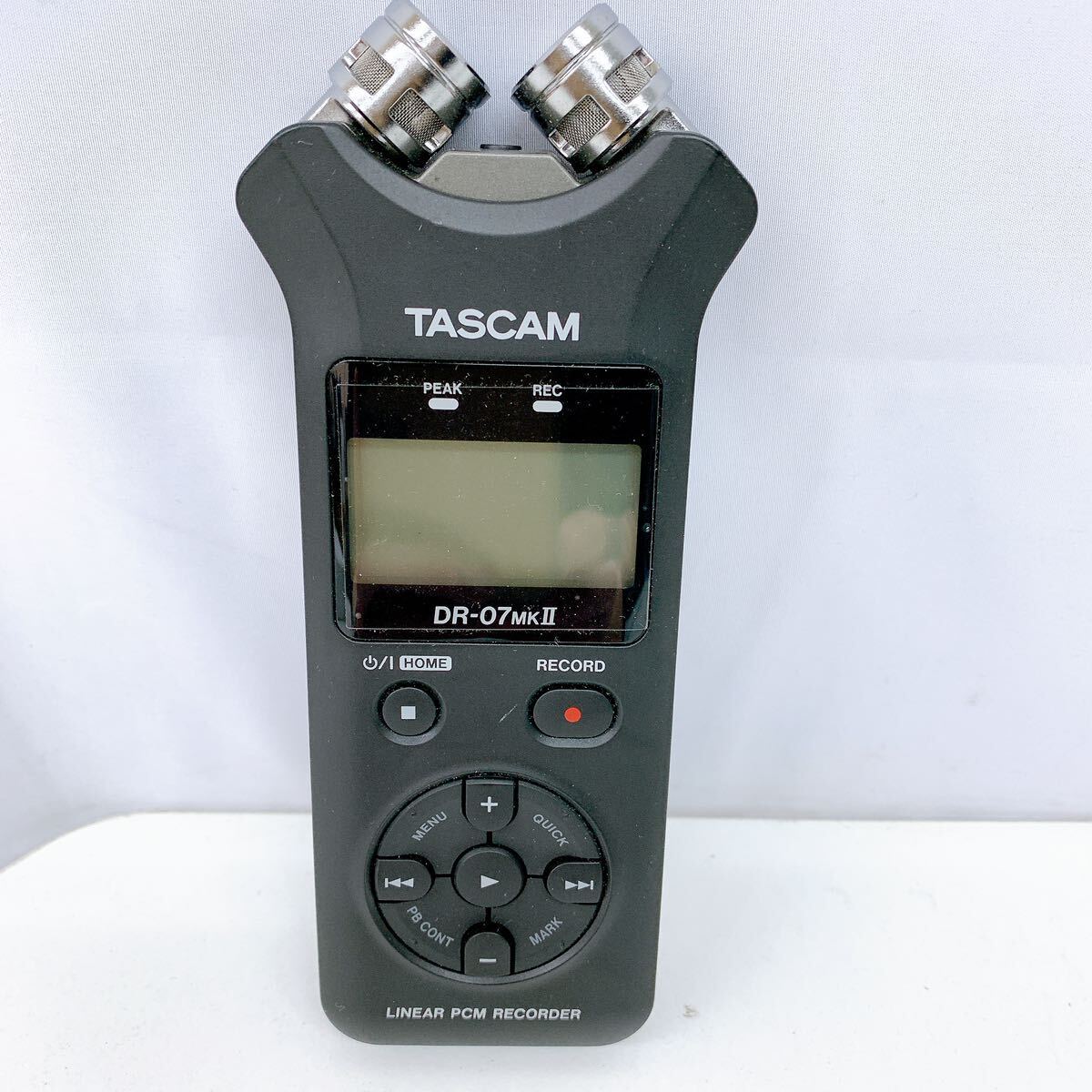4AD126 TASCAM DR-07MK2 linear PCM recorder Tascam used present condition goods operation not yet verification 