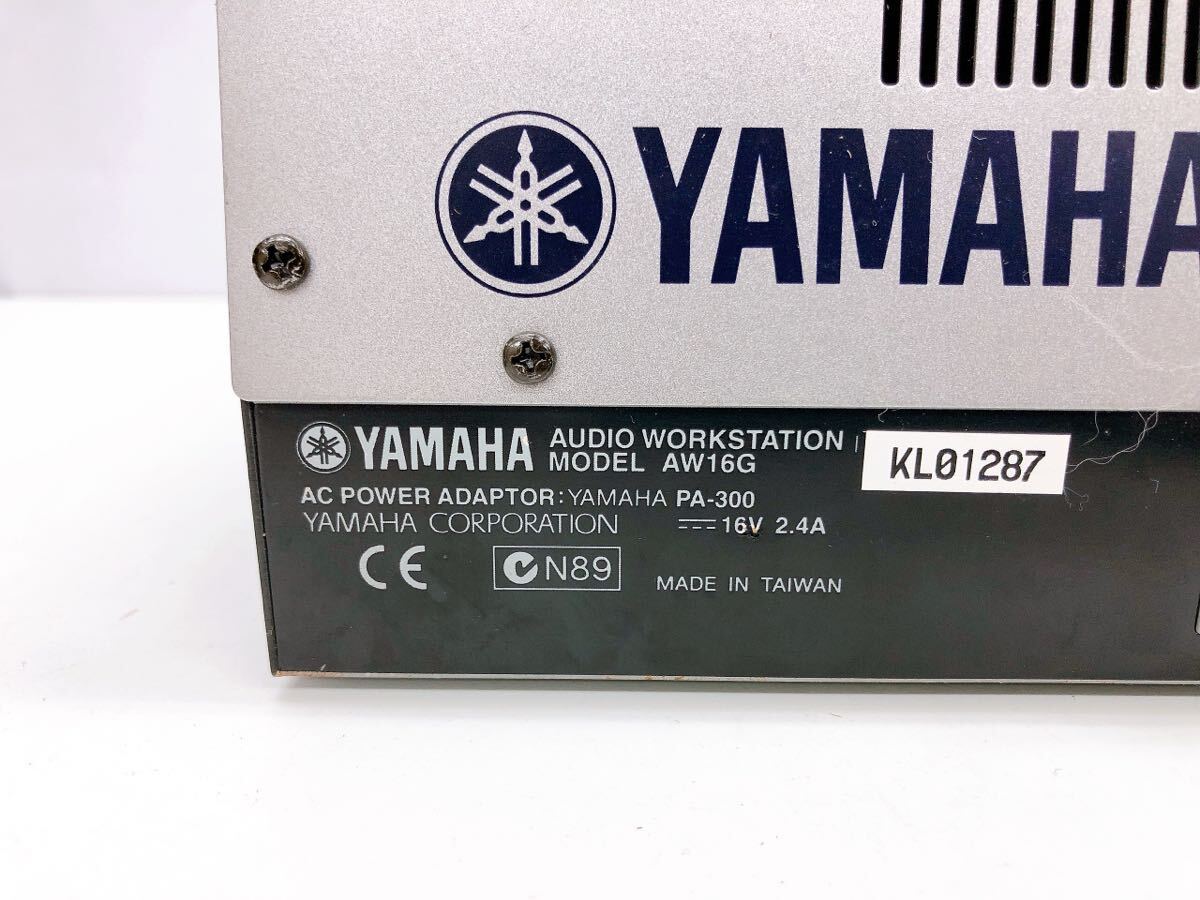4AD128 YAMAHA AW16G マルチトラックレコーダー アダプター付属 リモコン付属 現状品 通電OK の画像5