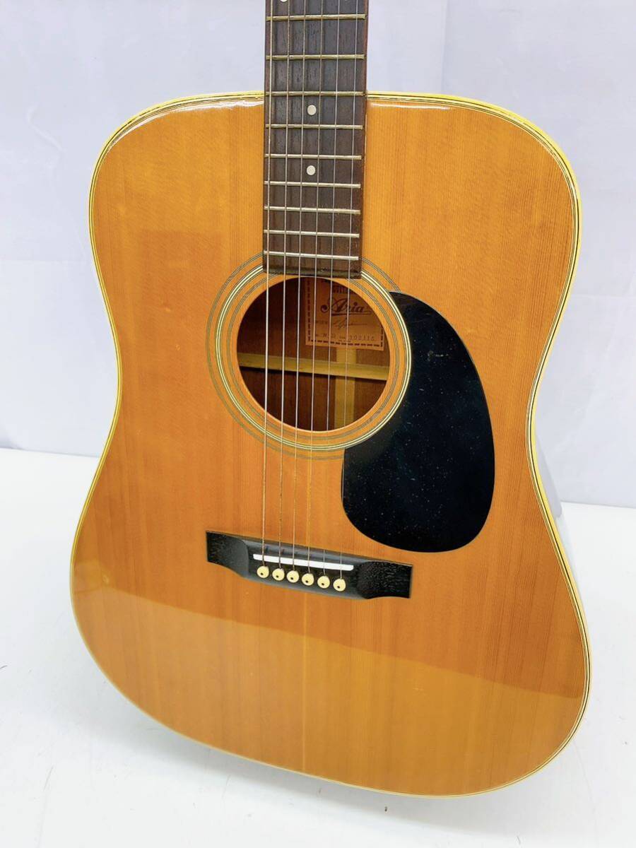 4AD010 Aria W-20 アコースティックギター アコギ 弦楽器 現状品_画像3