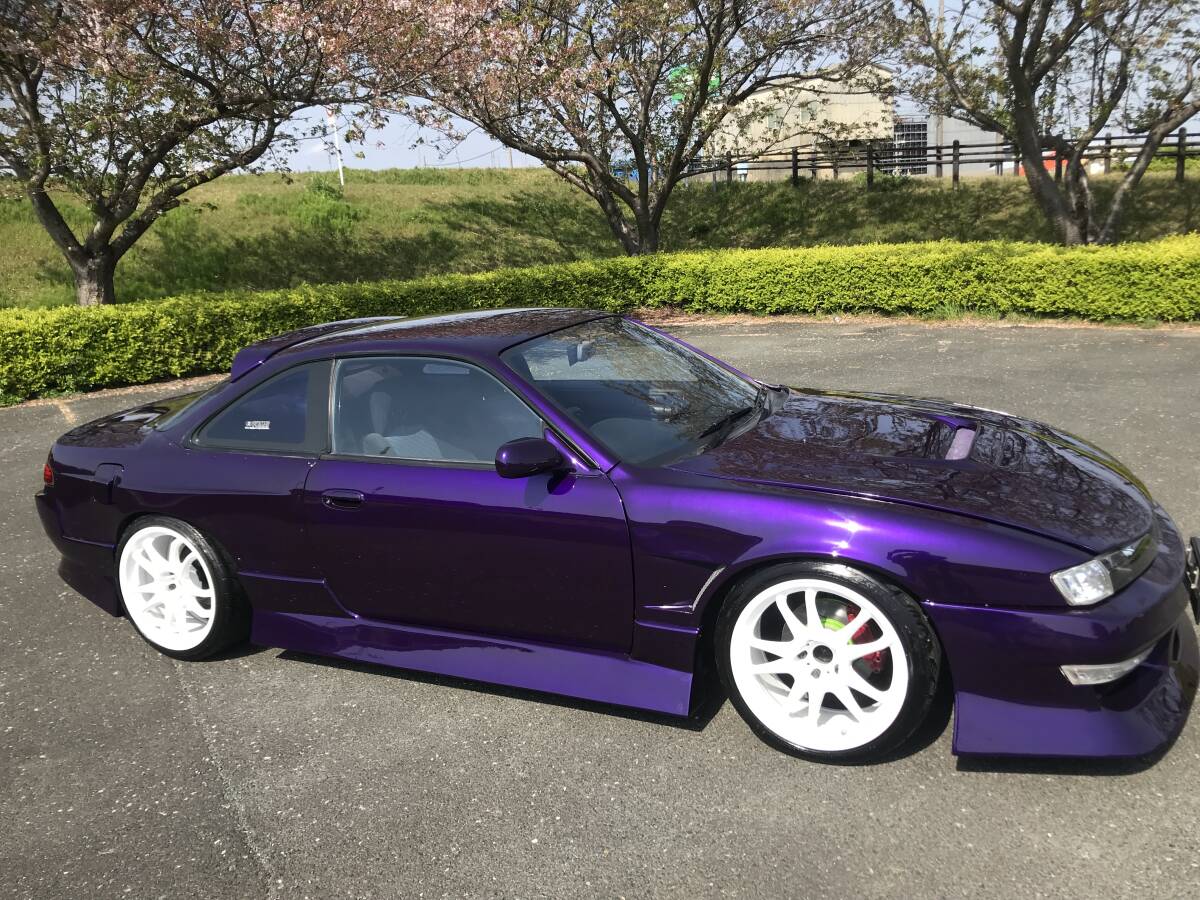 日産 S14シルビア ターボマニュアルボディ ドリ車　即ドリ 車検： 令和 7年9月_画像3