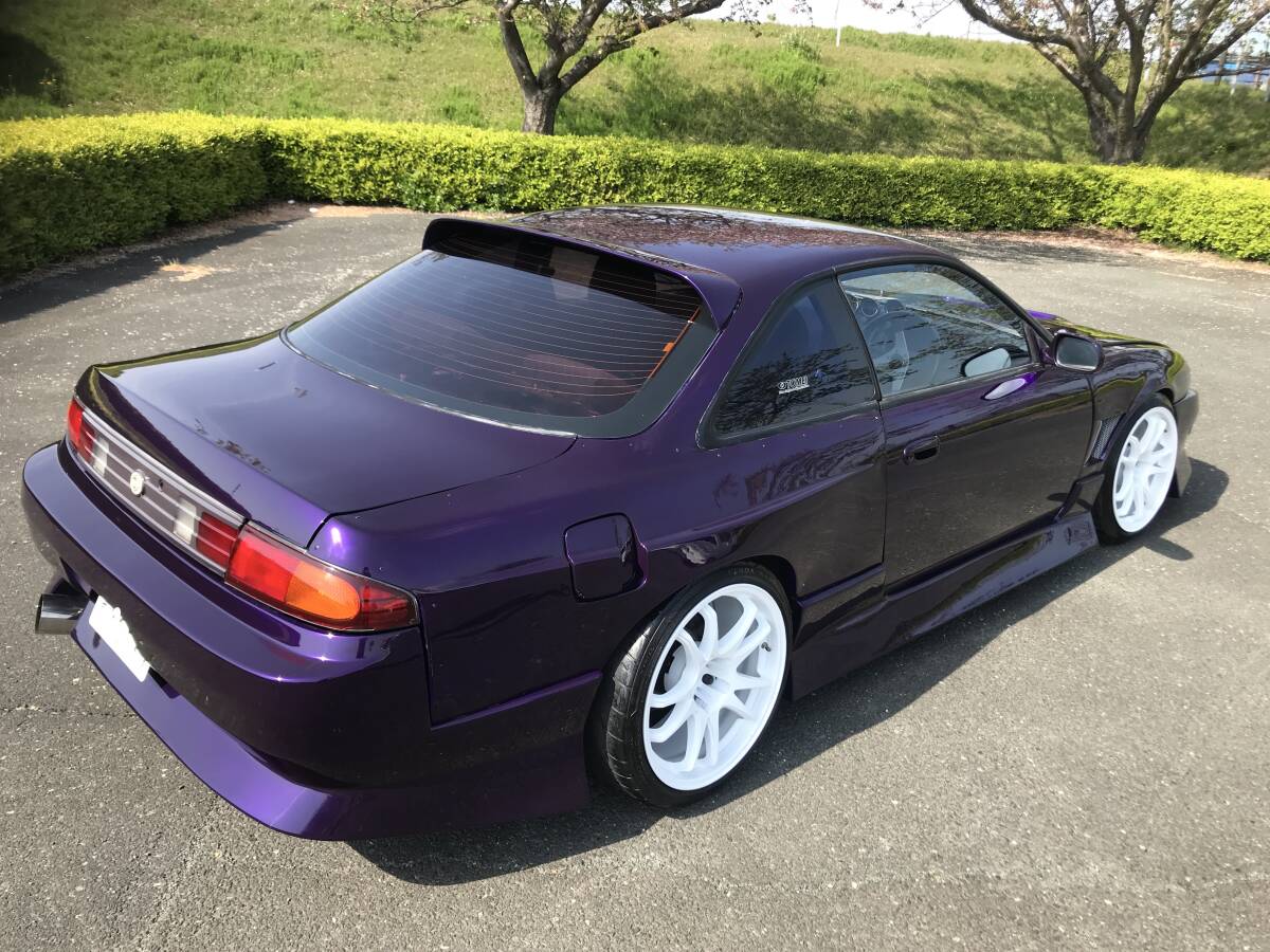 日産 S14シルビア ターボマニュアルボディ ドリ車　即ドリ 車検： 令和 7年9月_画像5