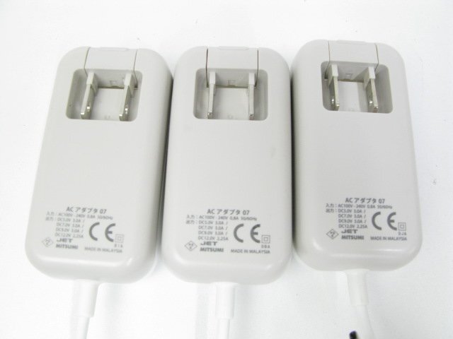 ACアダプター type c 充電ケーブル ドコモ AC07 など 4個セット 通電確認済【ch0462】の画像2
